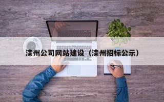 南城滦州公司网站建设（滦州招标公示）